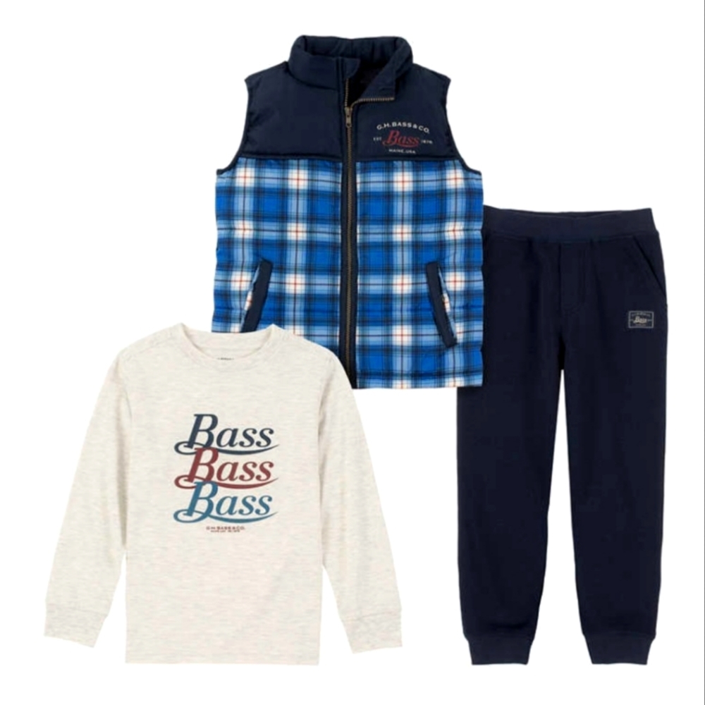 G.H. Bass kids 3 piece set